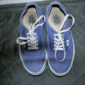 Blue Vans size 8